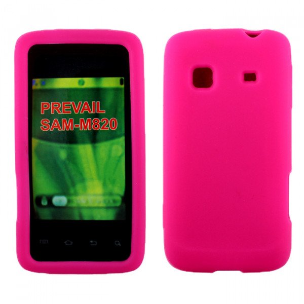 Wholesale Samsung Galaxy Prevail / M820 Silicone Skin Case (Pink)